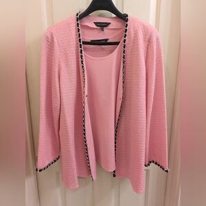 Ming Wang Pink Jacket / Tank NWOT